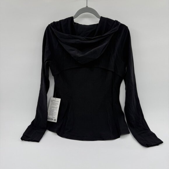 Lululemon Hooded Define Jacket Nulu Black Size 10 LW4BQYS BLK - Picture 2 of 8